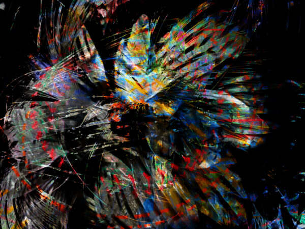 Colliding Lines Abstract