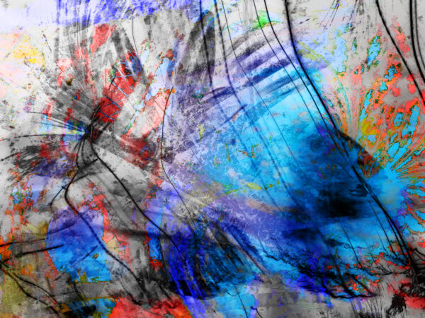 Psychedelic Art Titled Let's Go Out Tonight