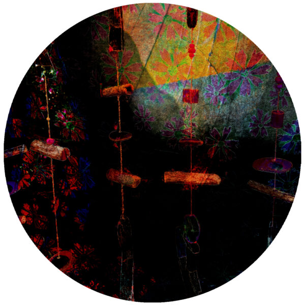 Caribbean on a string abstract decal