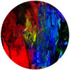 coming around abstract art decal