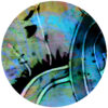 I love how blue moves me abstract decal