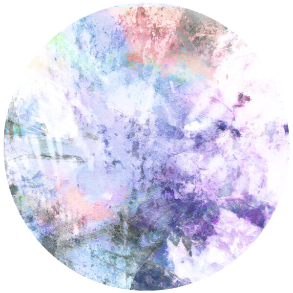 psychadelic pastel abstract decal