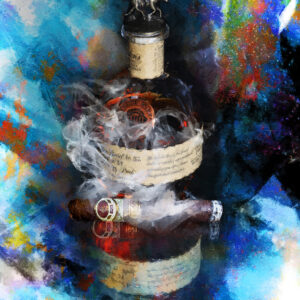 Blantons and 90th Anniversary Padron abstraction