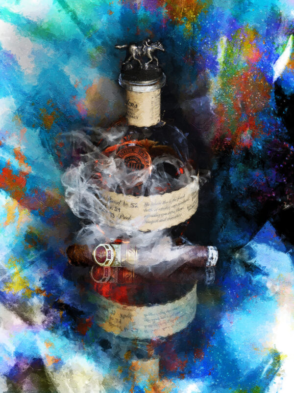 Blantons and 90th Anniversary Padron abstraction